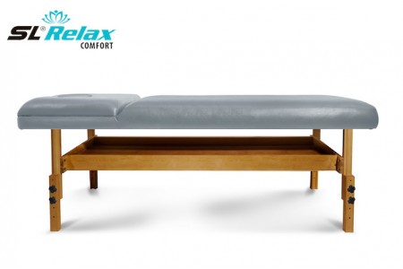 Массажный стол Relax Comfort серая кожа
